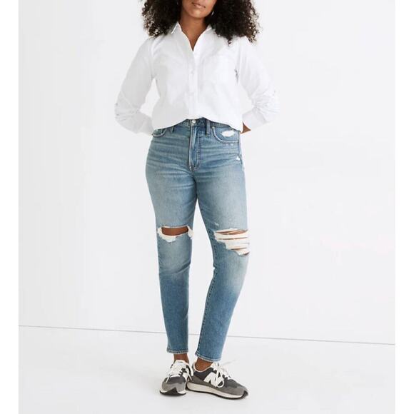 MADEWELL Jeans - The Perfect Vintage Jean in Denman Wash   Size 26 - Picture 15 of 15